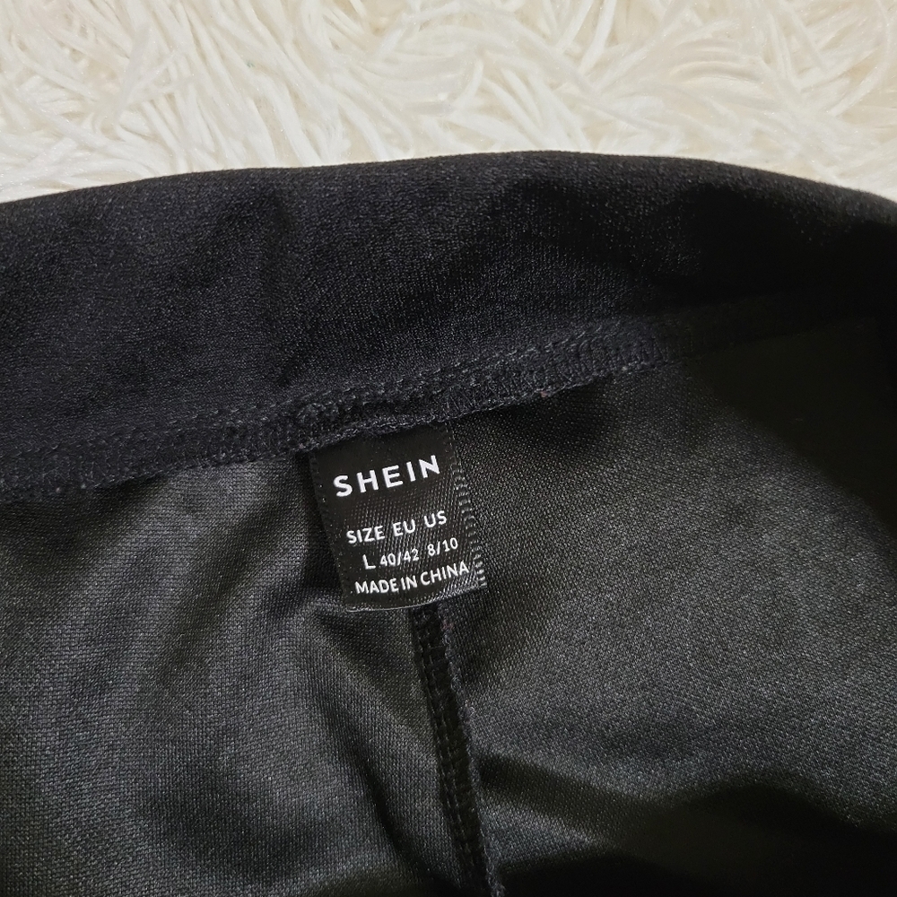 SHEIN Women Essnce High-Rise Vented Ankle Cut Pants size 8/10 - Picture 2 of 6